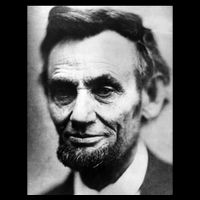 Abraham Lincoln Close Up Portrait Photo Picture 16 in Basic Backpack