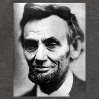 Abraham Lincoln Close Up Portrait Photo Picture Vector Backpack