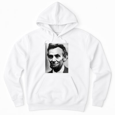 Abraham Lincoln Close Up Portrait Photo Picture Hoodie