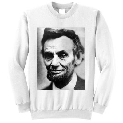 Abraham Lincoln Close Up Portrait Photo Picture Sweatshirt