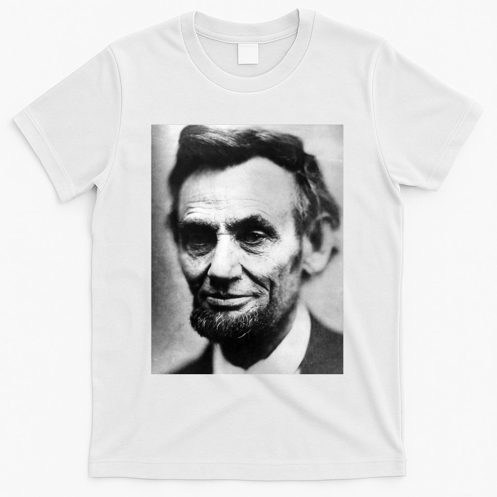 Abraham Lincoln Close Up Portrait Photo Picture T-Shirt