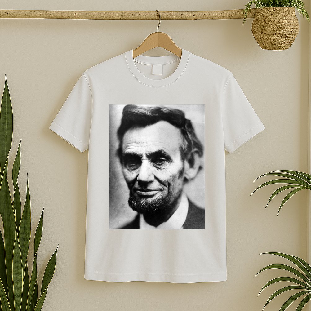 Abraham Lincoln Close Up Portrait Photo Picture T-Shirt