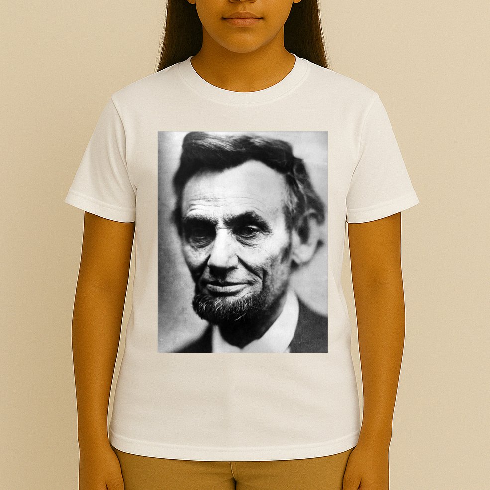 Abraham Lincoln Close Up Portrait Photo Picture T-Shirt
