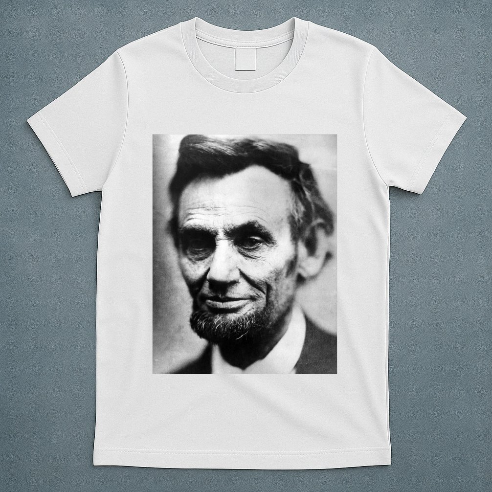 Abraham Lincoln Close Up Portrait Photo Picture T-Shirt