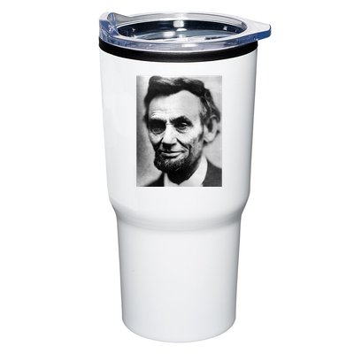 Abraham Lincoln Close Up Portrait Photo Picture Tumbler