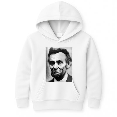 Abraham Lincoln Close Up Portrait Photo Picture Kids Hoodie