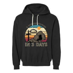 A Lot Can Happen In 3 Days Easter Religious Garment-Dyed Fleece Hoodie