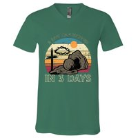 A Lot Can Happen In 3 Days Easter Religious V-Neck T-Shirt