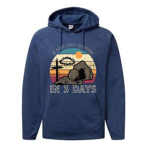 A Lot Can Happen In 3 Days Easter Religious Performance Fleece Hoodie