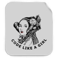 Ada Lovelace Code Like A Girl Permanent Decal Sticker