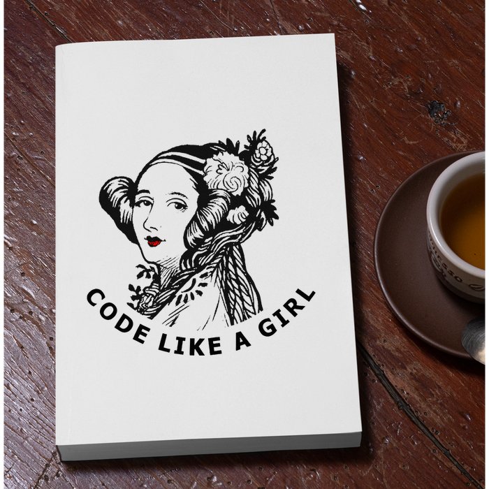 Ada Lovelace Code Like A Girl Permanent Decal Sticker