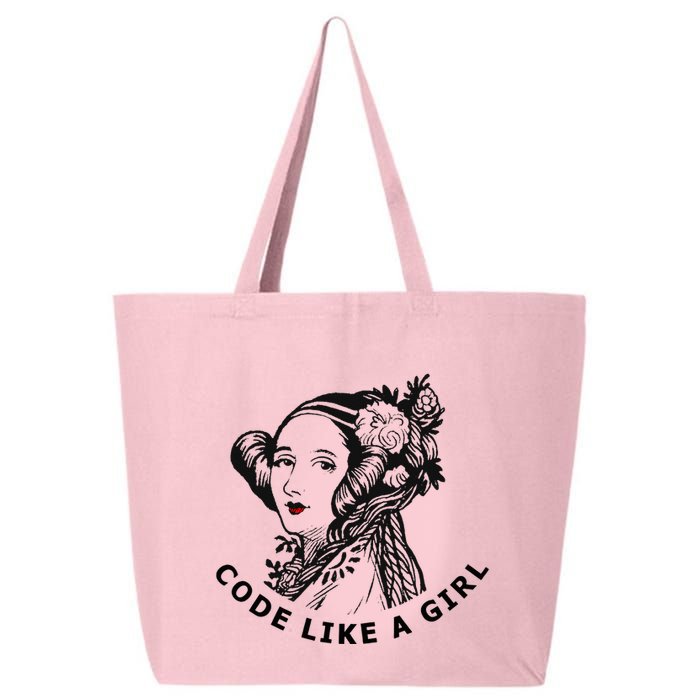Ada Lovelace Code Like A Girl 25L Jumbo Tote