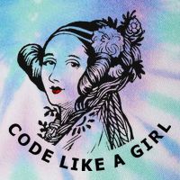 Ada Lovelace Code Like A Girl Legacy Tie Dye Trucker Hat