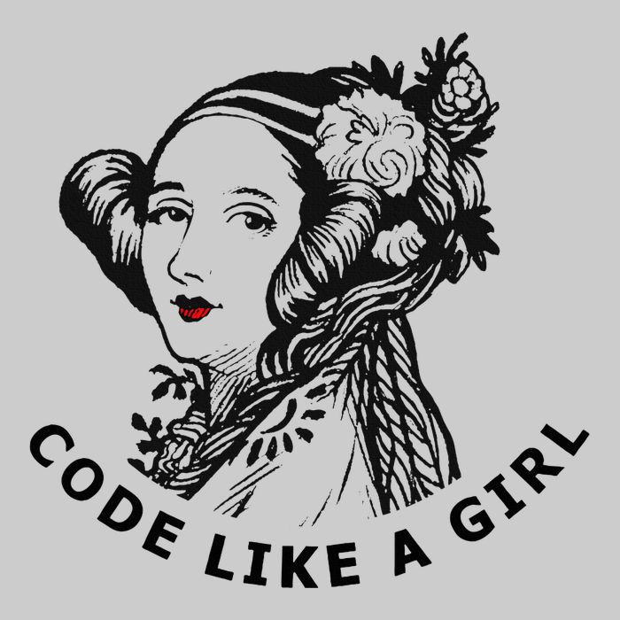 Ada Lovelace Code Like A Girl Tie-Dye T-Shirt
