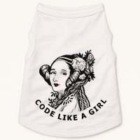 Ada Lovelace Code Like A Girl Doggie Tank