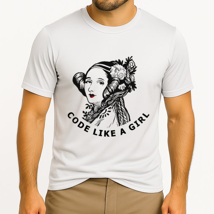 Ada Lovelace Code Like A Girl Performance Shirt