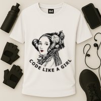 Ada Lovelace Code Like A Girl Performance Shirt