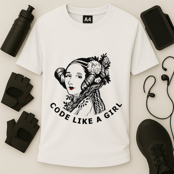 Ada Lovelace Code Like A Girl Performance Shirt