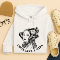 Ada Lovelace Code Like A Girl Hoodie