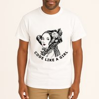 Ada Lovelace Code Like A Girl Tall T-Shirt