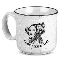 Ada Lovelace Code Like A Girl 15oz Campfire Ceramic Mug