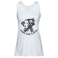 Ada Lovelace Code Like A Girl Ladies Essential Flowy Tank