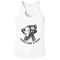 Ada Lovelace Code Like A Girl Ladies PosiCharge Competitor Racerback Tank
