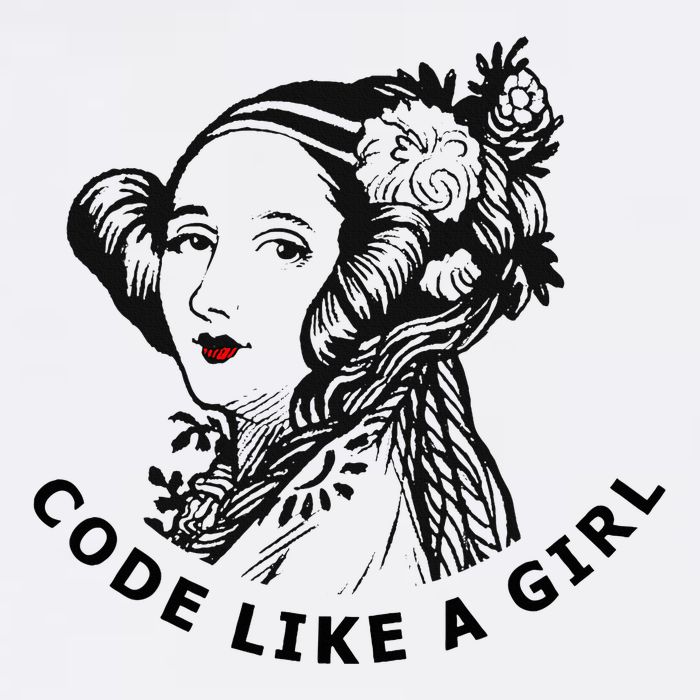 Ada Lovelace Code Like A Girl Mousepad