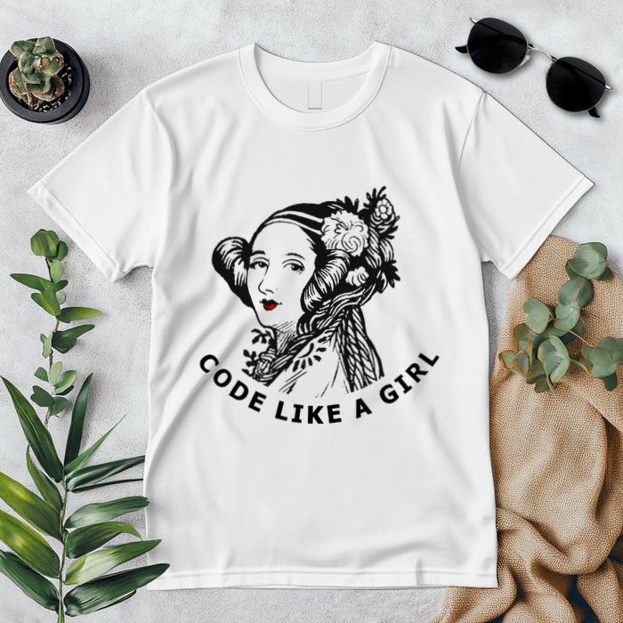 Ada Lovelace Code Like A Girl Premium T-Shirt
