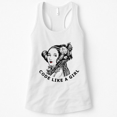 Ada Lovelace Code Like A Girl Womens Tank Top