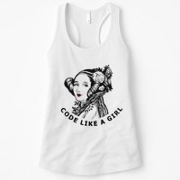 Ada Lovelace Code Like A Girl Womens Tank Top