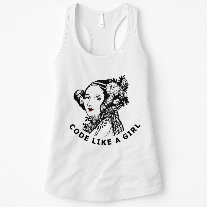 Ada Lovelace Code Like A Girl Womens Tank Top
