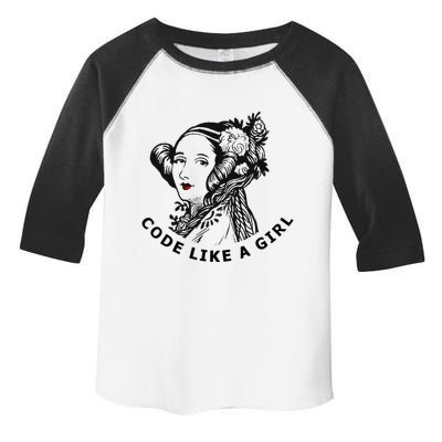 Ada Lovelace Code Like A Girl Toddler Fine Jersey T-Shirt