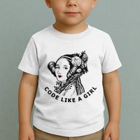 Ada Lovelace Code Like A Girl Toddler T-Shirt
