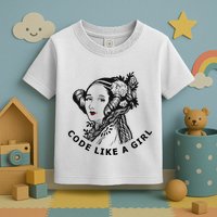 Ada Lovelace Code Like A Girl Toddler T-Shirt