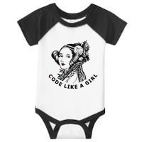 Ada Lovelace Code Like A Girl Infant Baby Jersey Bodysuit