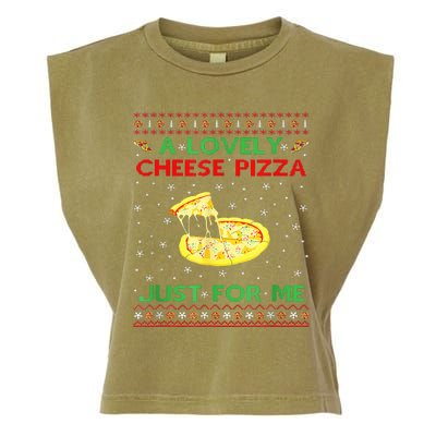 A Lovely Cheese Pizza Alone Funny Kevin X Mas Home Garment-Dyed Women's Muscle Tee