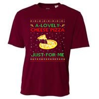 A Lovely Cheese Pizza Alone Funny Kevin X Mas Home Cooling Performance Crew T-Shirt