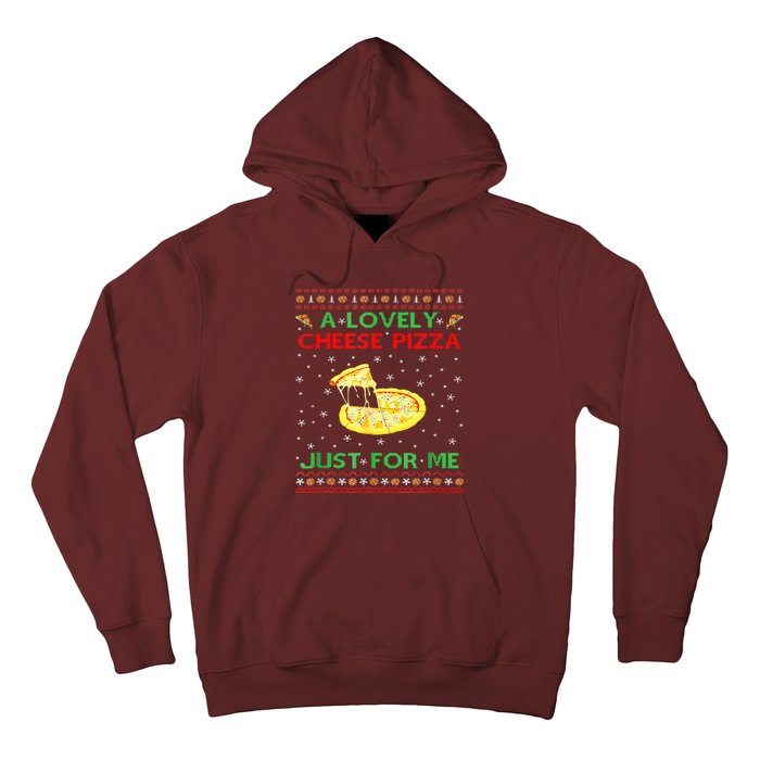 A Lovely Cheese Pizza Alone Funny Kevin X Mas Home Hoodie