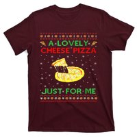 A Lovely Cheese Pizza Alone Funny Kevin X Mas Home T-Shirt