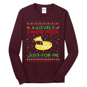 A Lovely Cheese Pizza Alone Funny Kevin X Mas Home Tall Long Sleeve T-Shirt