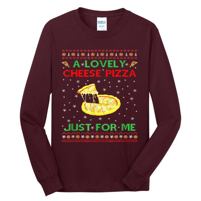 A Lovely Cheese Pizza Alone Funny Kevin X Mas Home Tall Long Sleeve T-Shirt