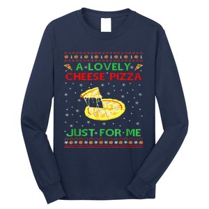 A Lovely Cheese Pizza Alone Funny Kevin X Mas Home Long Sleeve Shirt