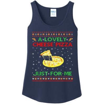 A Lovely Cheese Pizza Alone Funny Kevin X Mas Home Ladies Essential Tank