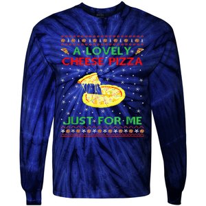 A Lovely Cheese Pizza Alone Funny Kevin X Mas Home Tie-Dye Long Sleeve Shirt