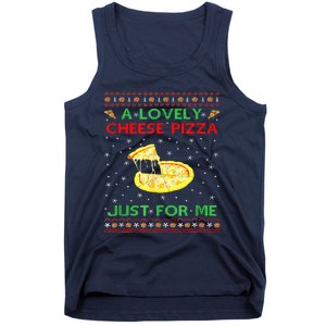 A Lovely Cheese Pizza Alone Funny Kevin X Mas Home Tank Top