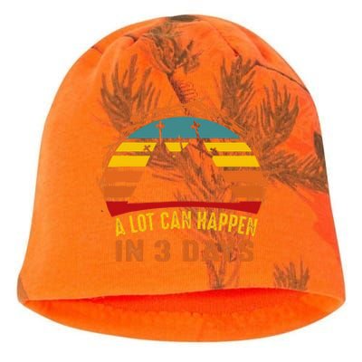 A Lot Can Happen In 3 Days Christian Easter Good Friday Kati - Camo Knit Beanie