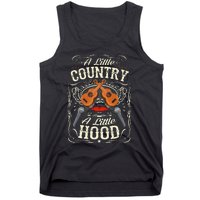 A Little Country A Little Hood Vintage Western Hip Hop Rap Tank Top