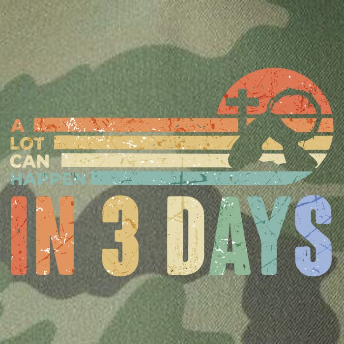 A Lot Can Happen In 3 Days Easter Jesus Design Legacy Tie Dye Trucker Hat