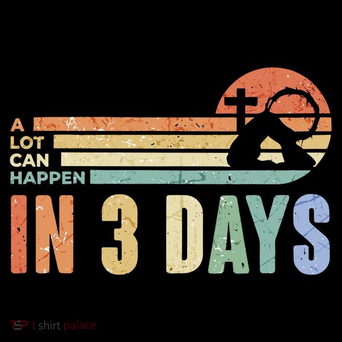 A Lot Can Happen In 3 Days Easter Jesus Design Youth Performance Sprint T-Shirt